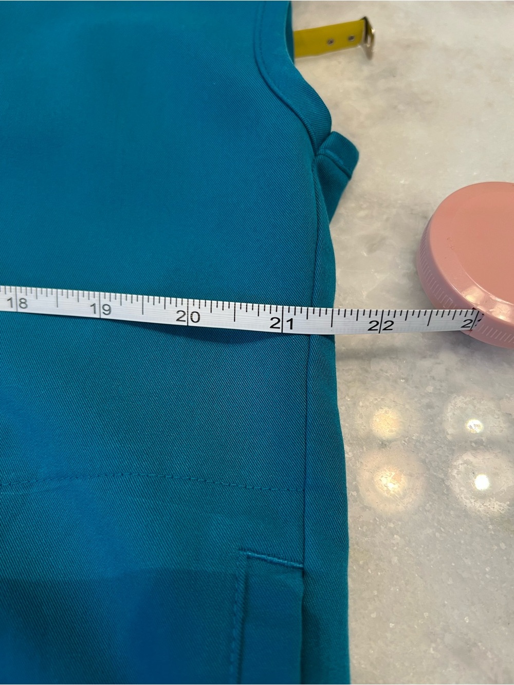 Figs Teal Short-Sleeve Scrub Top - Picture 5 of 5